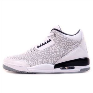 Air Jordan retro 3 white flips